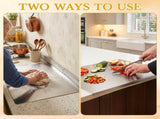 Stainless Steel Cutting Board, Hygienic and Dishwasher Safe for Meat Vegetables and Fruit, Silver, V1237-ZY-924-034