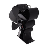 6 Blade Heat Powered Stove Fan for Wood Fireplace Chimney Fireplace Fan Increases Warm Air Silent V1294-YM0706-3114230098311