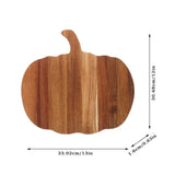 Pumpkin Shaped Wood Cutting Board For Kitchen Decoration Halloween Pumpkin Shaped Wood Cutting Board V1369-AZ3-W-14720