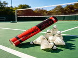 Deerway, badminton full round 12 pack indoor badminton V1102-142-02911-RED-2PCS