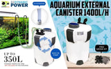 Aquarium UV Light External Canister Filter 1400L/H Media Kit V274-AQ-HW303