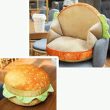 Hamburger Throw Pillow Multi Purpose Plush and PP Cotton Back Pillow for Valentine's Day Birthday V1294-YM0717-3117220191511