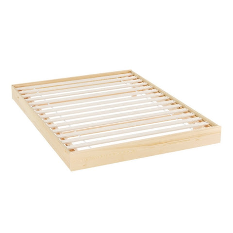 Artiss Bed Frame Queen Size Floating Wooden Mattress Base Platform Timber ODIN WBED-ODIN-Q-WD-AB