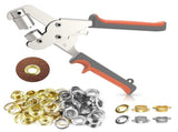 Grommet Kit, Grommet Tool Kit 3/8 Inch Grommets Plier Set with 100pcss, Handheld V1192-AZ-W-31116