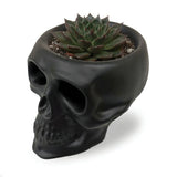 Urban Attitude Skull Statue - Matte Black V398-UA-UT260603BLK