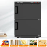 White 32L Black Hot Towel Warmer UV Sterilizer Cabinet for Salon and Home Use V178-59261