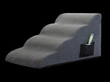 Pawz 4 Steps Pet Stairs Dog Ramp High Density Foam Grey PT1284-4