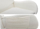 Artiss Rocking Chair Armchair Pillow Boucle White UPHO-B-ROCK01-TED-WH