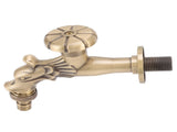 Antique Faucet G1/2 Engraved Brass Vintage Bronze Horse Shape Hanging Bathroom Sink Faucet Internal V1294-YM0523-3112220035511