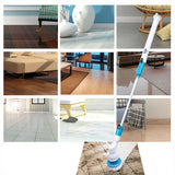 10PCS Rechargeable Spin Scrubber Electric Turbo Scrub Cleaning Brush Cordless Kit V201-FAZ0120DB8AUX10