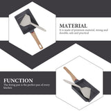 1Set Black Kitchen Frying Pan Non Stick Steak Pan Convenient for Home Cooking V1366-AZ2-W-21152
