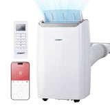 Devanti Portable Air Conditioner Dehumidifier Fan 14000BTU PAC-B-14000-WH