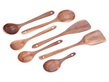 Wooden Spatula Spoon Set Kitchenware Utensil Nonstick Mixing Spatula Pot Spoon with Long Handle for V1294-YM0901-3118210209911