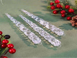 Acrylic Christmas Icicle Ornaments 13cm Hanging Decor V1142-RB1005009531481091