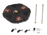 16 Inch Pressure Washer Surface Cleaner 3 Wheels 3600PSI Stainless Steel Power Washer Accessory V1294-YM0901-3111240076311