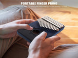 portable 17 Keys Thumb Piano for Beginners with Pure Sound Quality and Stylish Panda Design Multi V1192-AZ-W-27782