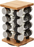 Spice Rack Organizer with 12 Pieces Jars for Kitchen V178-84362