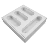 Food Storage Bag Container Bamboo Polished Finish Drawer Design Food Bag Storage Box for Kitchen V1294-YM0523-3118220069212