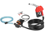 Fuel Transfer Pump 12V 15 GPM 1/4 HP Diesel Pump with Auto Fuel Nozzle V952-FBBMG15GPM14E8RUQV9