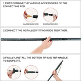 Multifunctional Hiking Trekking Poles Lightweight Collapsible Walking Stick AU V201-W12894935
