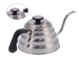 Coffee Pot 1200ML Stainless Steel Pot with Thermometer Gooseneck Hand Coffee Pot Coffee Utensils V1294-YM0901-3118210171911