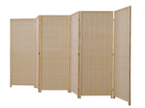 Bamboo Room Divider 5 Panel Folding Privacy Screen V957-SDFOROSN3610S