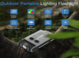 Rotatable LED Flashlight IP65 Waterproof Rechargeable Torch for Camping Use V1263-JX-4271