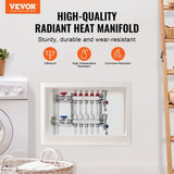 5-Branch Heat Manifold, 1/2" PEX Tubing Manifold, Stainless Steel PEX Manifold for Hydronic V952-DRFSQBXG5HLGXT75CV0