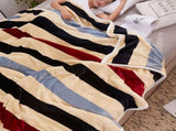 Throw Blanket Cartoon Pattern Thickened Air Conditioning Blanket for Home Bedroom Office Travel V1294-YM0716-3117220121917