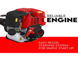 Whipper Snipper Straight Shaft Line Trimmer 31CC Pole Brush Cutter 4 STROKE V379-SNPPERST04
