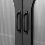 Artiss Buffet Sideboard Double Doors - Black FUR-S-SID-01-BK-AB