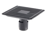 Shower Floor Drain with Removable Cover Grille SUS304 Stainless Steel Bathroom Supply 12x12cm V1294-YM0901-3112210006411