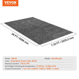 Garage Floor Mat, 2.28 x 6.1 M Waterproof Protection from Water,Snow, Rain,Mud and Oil for Cars, V952-CKDT7520HHS06CFJFV0