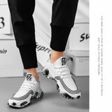 Men's Athletic Running Tennis Shoes Outdoor Sports Jogging Sneakers Walking Gym V213-SNK001-A-G-WHT39