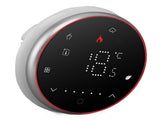 Smart Thermostat 1 Week Programmable LED Display Recessed Round Digital Thermostat AC95240V for V1294-YM0901-3114230117111