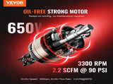 Air Compressor Compact Portable Oil Free Compressor 18L 90 PSI V952-WYWSKYJ18L75W70W9V3