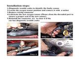 2Pcs Oxygen O2 Sensor Upstream Downstream Compatible with Honda CRV 2.4L L4 2007 2008 2009 V1188-WTJ-LZZ-00564