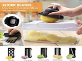 vegetable chopper, multi-function kitchen tool, high quality vegetable cutter, time-saving food V1102-122-WHI-51898