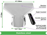 (12 16 oz) Metal Red Plastic Concession Popcorn Scoop 2-pcs 10 Ounce Salt Pepper Dredge V1259-DP01-F-538
