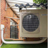 4.8m Mini Split AC Line Set Cover Kit PVC Duct for Central Air Conditioner Installation V63-953361