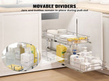 12"Wx21"Dx15"H Pull Out Cabinet Organizer, Heavy Duty Slide Out Pantry Shelves, Steel Roll Out V952-FZSLLDGGEC12VMAA1V0