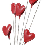 Red Stainless Steel Heart Picture Holder for Tabletop Adornment V1370-AZ4-16974