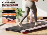 Everfit 3 in 1 Treadmill Electric Walking Pad with Incline Foldable for Home Gym Pink TMILL-400H-INC-PK