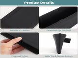 2PCS Car Seat Gap Organizers, PU Leather Car Console Side Pocket, Universal Car Seat Gap Filler V1192-AZ-W-18282