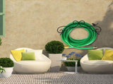 Black Garden Hose Holder Wall Mount Rack Made from Premium Iron for Indoor and Outdoor Hose Storage V1366-AZ2-W-19374