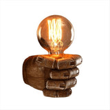 Nordic Retro Resin Wall Lamp Left Hand Fist Sconces Wall Fixture Home Decor Light Restaurant Bar V1370-AZ4-10256
