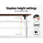 Artiss Standing Desk Motorised Sit Stand Desks Walnut 140CM HASD-114G-WHDF-WADB-140