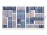 Artiss Rug 120x170cm Area Rug Large Carpet Soft Short Pile Modern Oblo FLR-2130-120X170-BG-GR