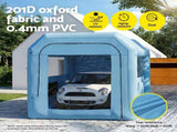 Giantz Inflatable Paint Booth 2.5X2.5X3M Inflatable Spray Booth with 550W Powerful Blower and Air SPRAY-BOOTH-3X2.5-BL