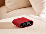Lexon Ray Clock Lcd Alarm Clock With Temperature / Humidity Display - Red V398-LD-LR155SR3